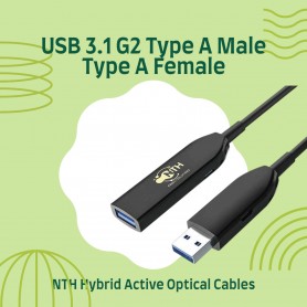 USB 3.1 G2 Type A Male –  Type A Female